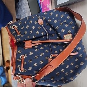 DOONEY coated cotton drawstring bag